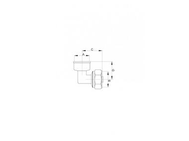 Zdjęcie: Kolano 90 PEX/GW 20x3/4 HYDROLAND