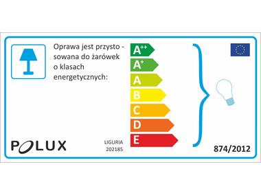 Zdjęcie: Lampa ogrodowa Liguria metrowa czarna POLUX