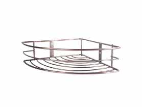 Półka łazienkowa narożna miedź antyczna AWD INTERIOR