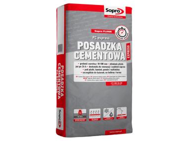 Zdjęcie: Posadzka cementowa PC express 25 kg SOPRO