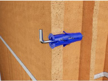 Zdjęcie: Zestaw kołków uniwersalnych UNO 6x28 mm 8x32 mm z wkrętami i hakami 124 elementy RAWLPLUG