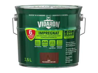 Zdjęcie: Impregnat do drewna palisander indyjski 2,5 L VIDARON
