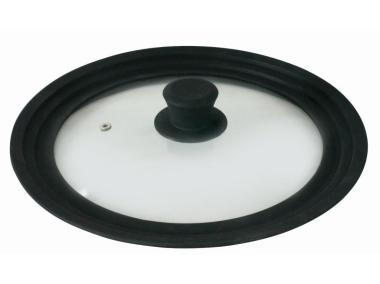 Zdjęcie: Pokrywka Misty 16/18/20 cm szklano-silikonowa AMBITION