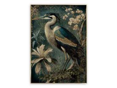Zdjęcie: Obraz Framed Glasspik 80x120 cm green heron STYLER
