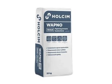 Zdjęcie: Wapno białe hydratyzowane budowlane 20 kg HOLCIM