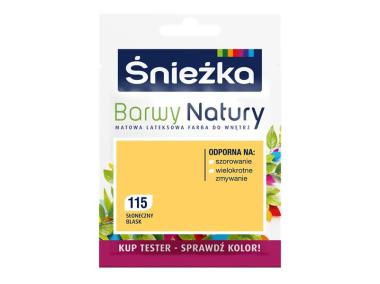 Zdjęcie: Farba Barwy Natury tester słonecz blask 115 25ml ŚNIEŻKA