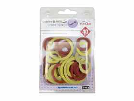 Zestaw uszczelek fibrowych blister 40 elementów TYCNER