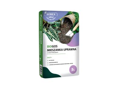 Zdjęcie: Mieszanka uprawna do roślin doniczkowych Biogos 5 L SOBEX