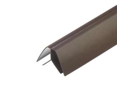 Zdjęcie: Listwa kątowa wewnętrzna do paneli ściennych PVC 3 m Brązowa CEZAR