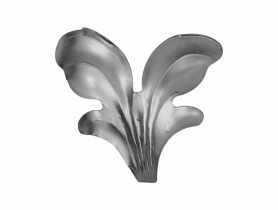 Liść prosty 55x70 mm, grubość 2,5 mm lewy METRO