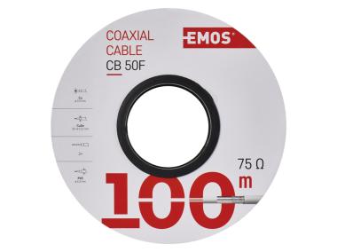 Zdjęcie: Kabel koncentryczny CB50F, 100 m EMOS