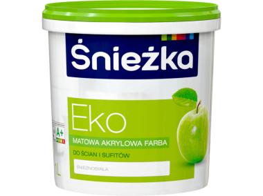 Zdjęcie: Farba EKO biały 1L ŚNIEŻKA