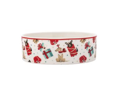 Zdjęcie: Miska dla psa 15x5 cm 460 ml dekoracja xmas dogs A ALTOM DESIGN