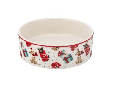 Zdjęcie: Miska dla psa 15x5 cm 460 ml dekoracja xmas dogs A ALTOM DESIGN