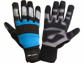 Rękawice warsztatowe czarno-niebieskie 11 LAHTI PRO