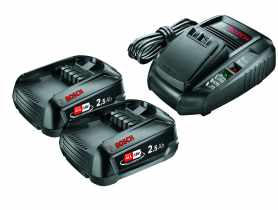 Ładowarka + 2 baterie 2,5 Ah 18 V Bosch Zielony BOSCH