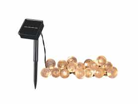 Girlanda solarna 20 LED Bubble Glass SANICO