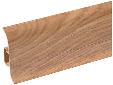 Zdjęcie: Listwa przypodłogowa PVC Premium Classic 22x59 mm; 2,20 m Dąb Alabama Mat CEZAR