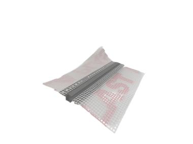 Zdjęcie: Listwa do boniowania PVC z siatką BP11 H1S L300 szary ciemny BELLA PLAST