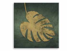 Obraz Canvas Silver1 65x65x1,8 cm Ex514 Gold Monstera STYLER