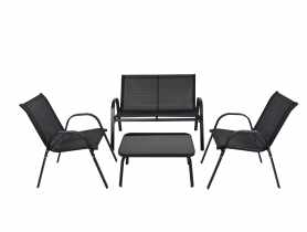 Zestaw mebli tarasowych Toros sofa, 2 fotele, stolik 70x60 cm OŁER