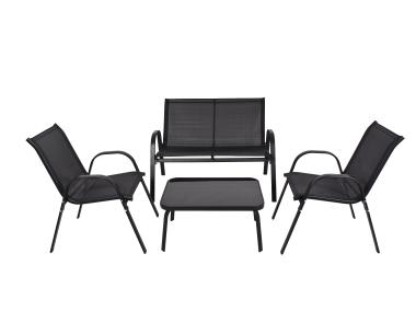 Zdjęcie: Zestaw mebli tarasowych Toros sofa, 2 fotele, stolik 70x60 cm OŁER