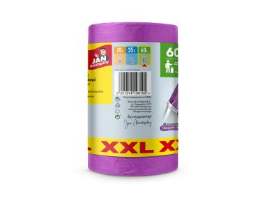 Zdjęcie: Worki HD T-shirt XXL o zapachu owoców leśnych 60 L 40 sztuk JAN NIEZBĘDNY