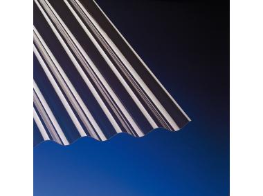 Zdjęcie: Płyta PVC sinus brązowa dymna 250x90 cm GUTTA