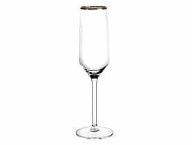 Komplet kieliszków na szampana 220 ml- 6 szt. Rubin Gold ALTOMDESIGN