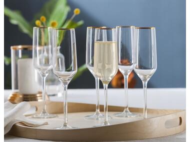 Zdjęcie: Komplet kieliszków na szampana 220 ml- 6 szt. Rubin Gold ALTOMDESIGN