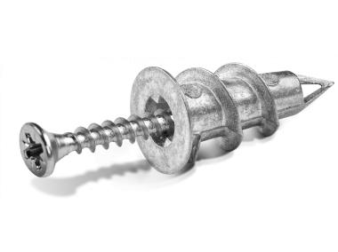 Zdjęcie: Łącznik metalowy DRAM samowiercący 14x32 mm z wkrętem 4,2x32 mm100 szt. RAWLPLUG