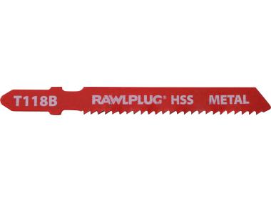 Zdjęcie: Brzeszczoty do wyrzynarek 77 mm do cięcia metalu HSS 0,8 mm 5 szt. RAWLPLUG