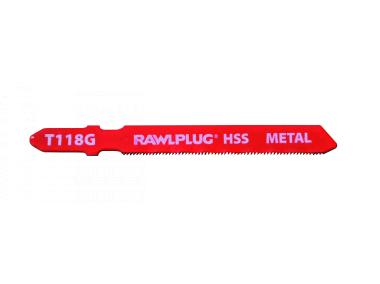 Zdjęcie: Brzeszczoty do wyrzynarek 77 mm do cięcia metalu HSS 0,8 mm 5 szt. RAWLPLUG