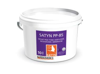 Zdjęcie: Grunt pod tynki akrylowe i mozaikowe PP-85 biały, 10 L SATYN