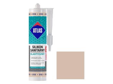 Zdjęcie: Silikon sanitarny elastyczny 018 beż pastelowy 280 ml ATLAS