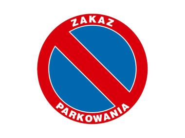 Zdjęcie: Oznaczenie "Zakaz parkowania" 25x25 cm płyta METRO