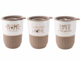 Kubek z pokrywką Molly 380 ml FLORINA