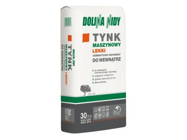 Zdjęcie: Tynk cementowo-wapienny maszynowy lekki do wewnątrz 30 kg DOLINA NIDY
