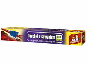Torebki do żywności z suwakiem mix 9 szt. JAN NIEZBĘDNY