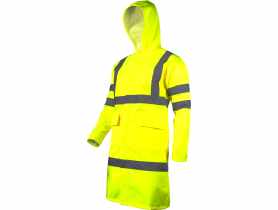Płaszcz ostrzegawcza przeciwdeszczowa, żółty, 2XL, CE, LAHTI PRO