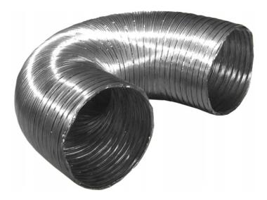Zdjęcie: Rura aluminiowa elastyczna fi 100 mm, 300 cm PRZYBYSZ