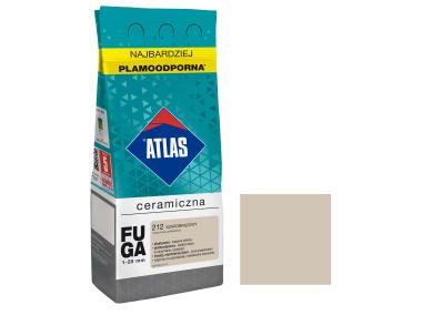 Zdjęcie: Fuga ceramiczna 212 szarobrązowy, alubag, 2 kg ATLAS