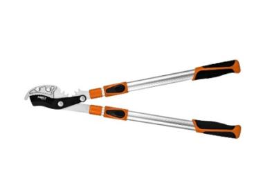 Zdjęcie: Kowadełkowy sekator do gałęzi 670 mm, zakres do 42 mm, przekładnia, teleskopowe uchwyty NEO TOOLS