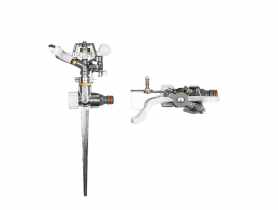 Zraszacz pulsacyjny na metalowym kolcu White Line BRADAS