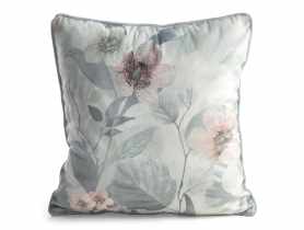 Poszewka dekoracyjna na poduszkę Elia 45x45 cm biało-srebrna EUROFIRANY