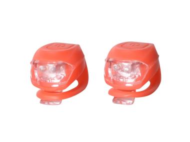 Zdjęcie: Zestaw silikonowych lampek rowerowych Silicon Led BOTTARI
