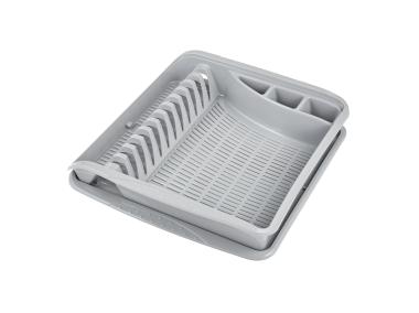Zdjęcie: Odsączarka do naczyń z tacą dużą nordic grey KEEEPER