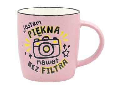 Zdjęcie: Kubek UP-037 Piękna bez filtra KUKARTKA