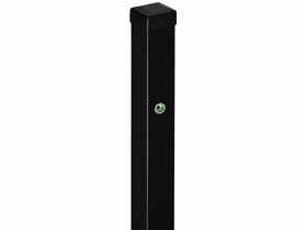 Słup bramowy z nitonakrętką 70x70x2,5 mm -2 m ocynk + ral9005 POLBRAM