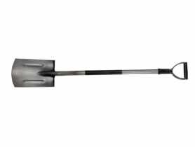 Szpadel prosty trzon metalowy grafitowy PROFIX